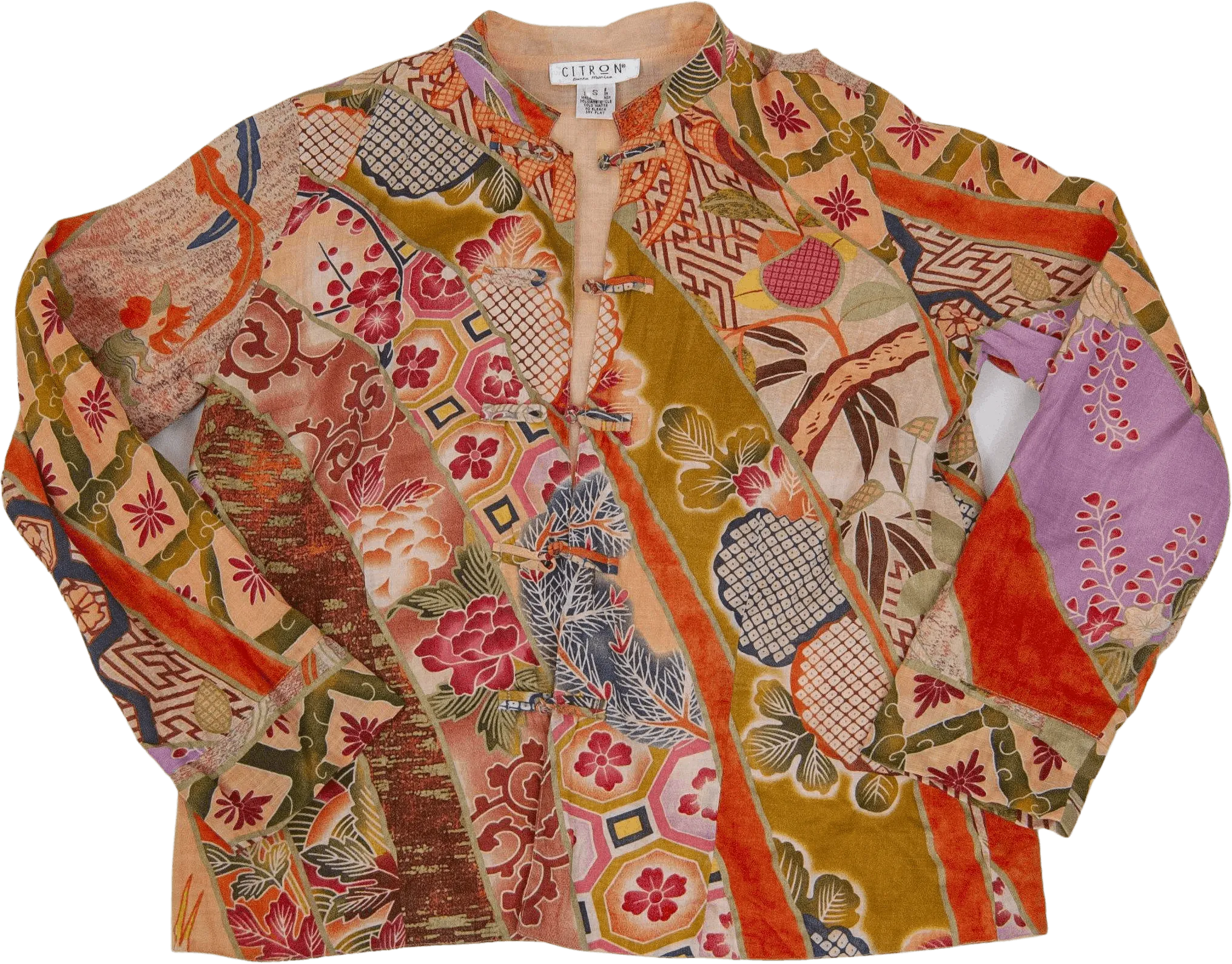 00's Reversible Stand Collar Blouse  by Citron
