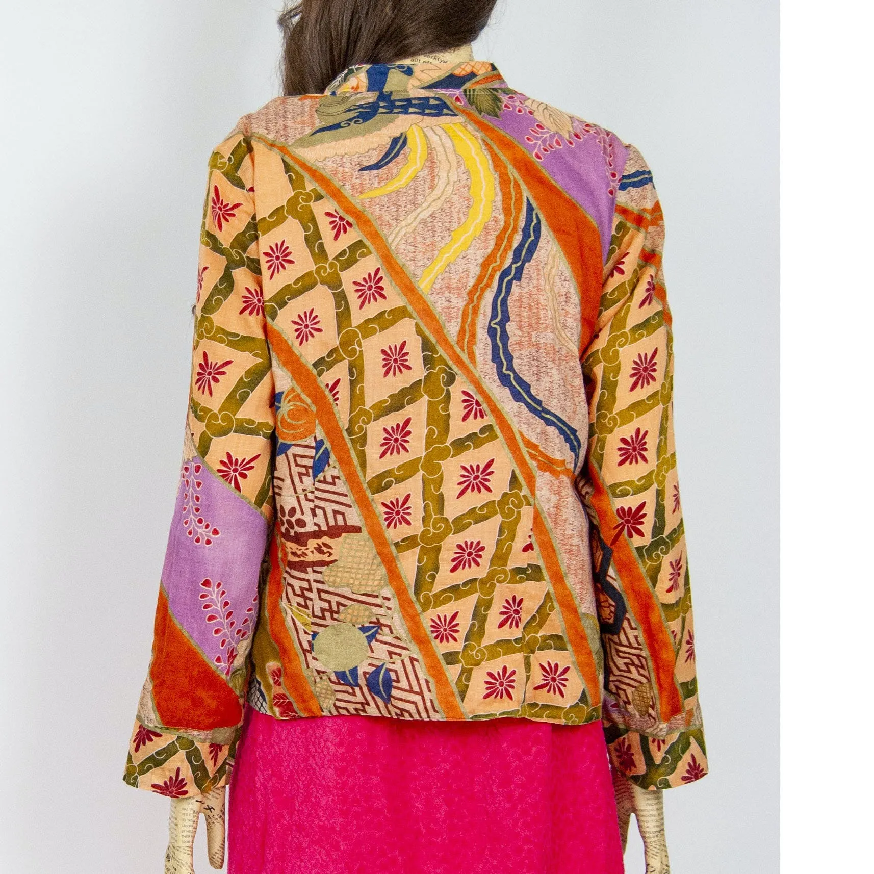00's Reversible Stand Collar Blouse  by Citron