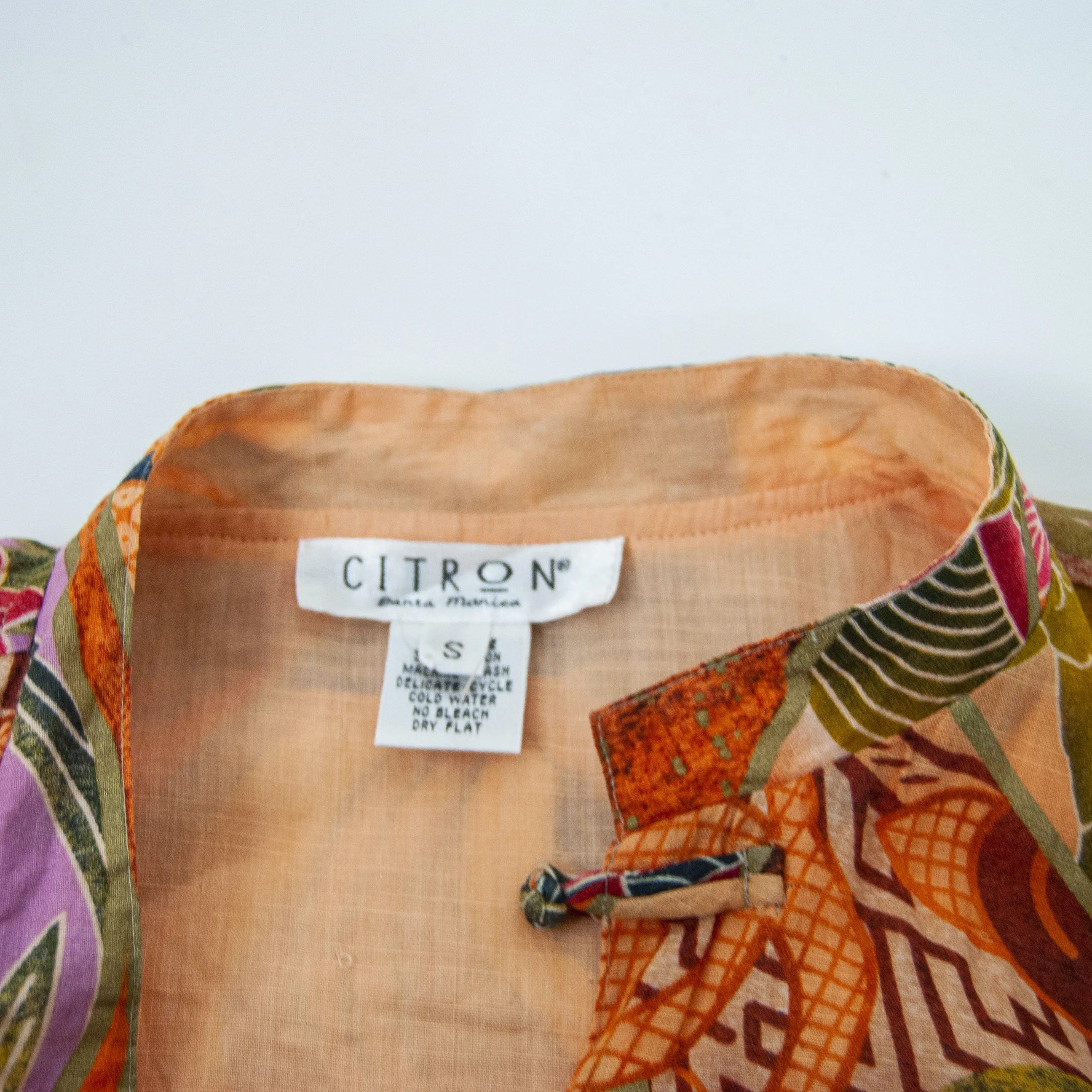 00's Reversible Stand Collar Blouse  by Citron