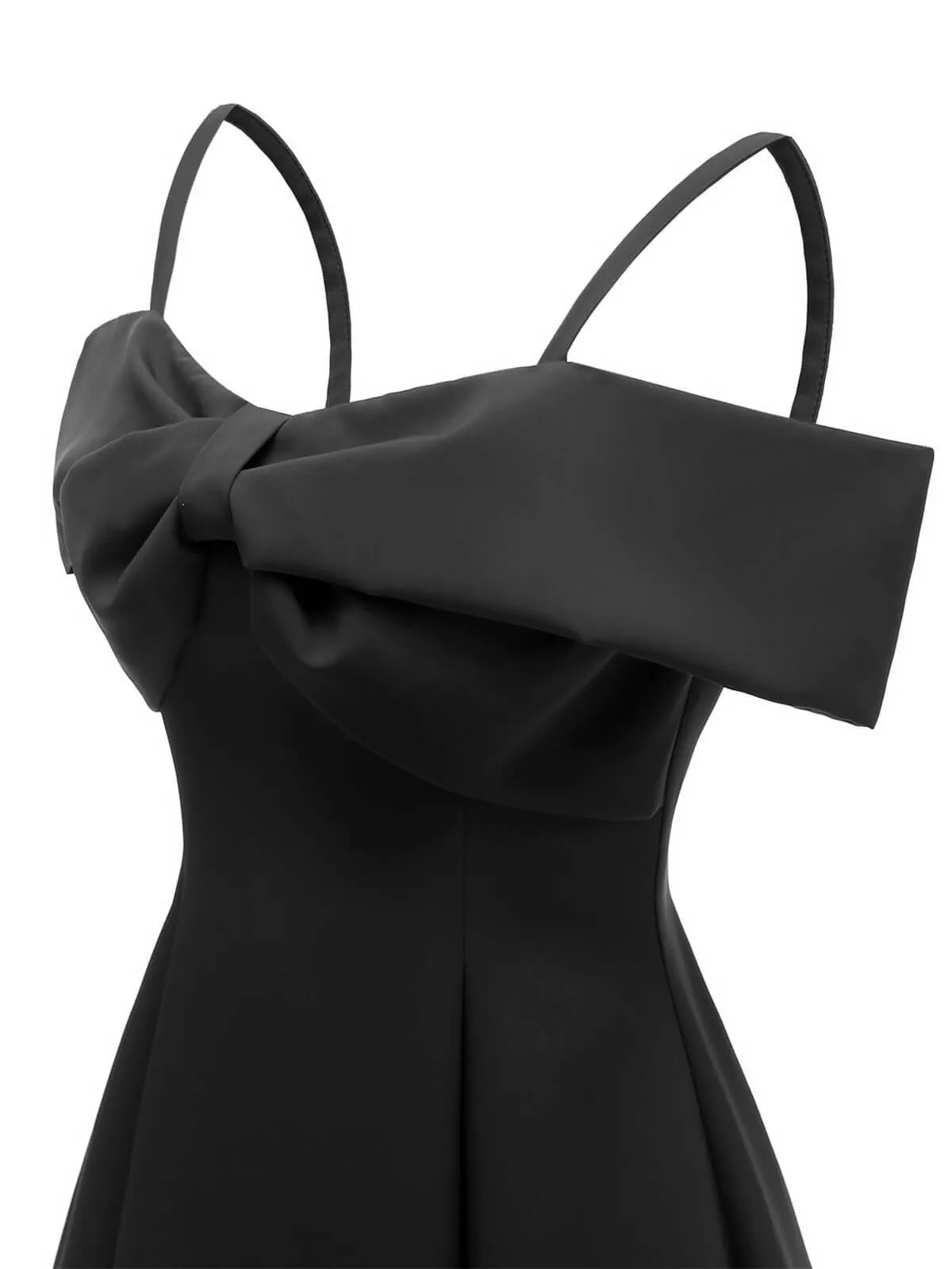 1950s Cold Shoulder Wedding Guest Dress
