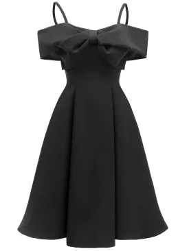 1950s Cold Shoulder Wedding Guest Dress