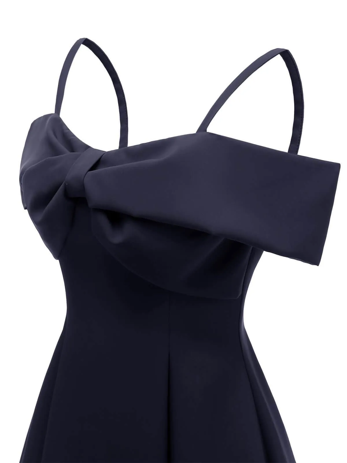 1950s Cold Shoulder Wedding Guest Dress