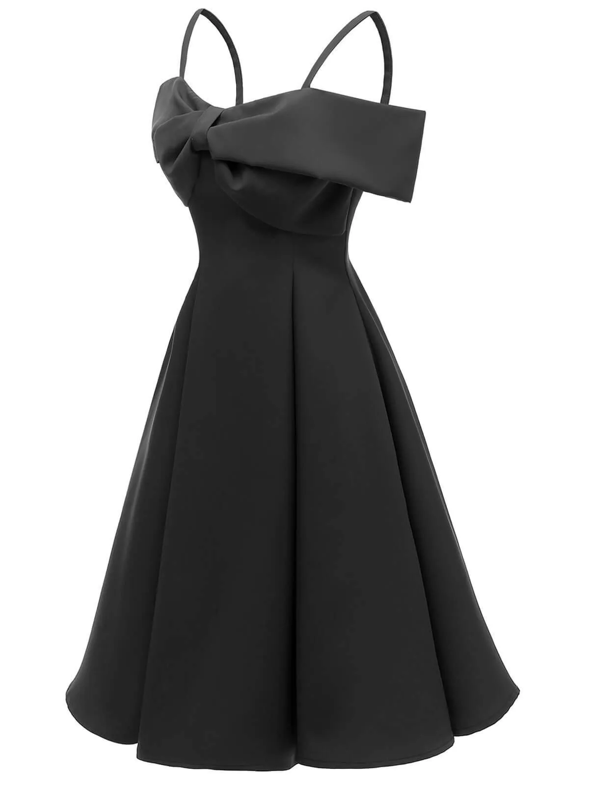 1950s Cold Shoulder Wedding Guest Dress