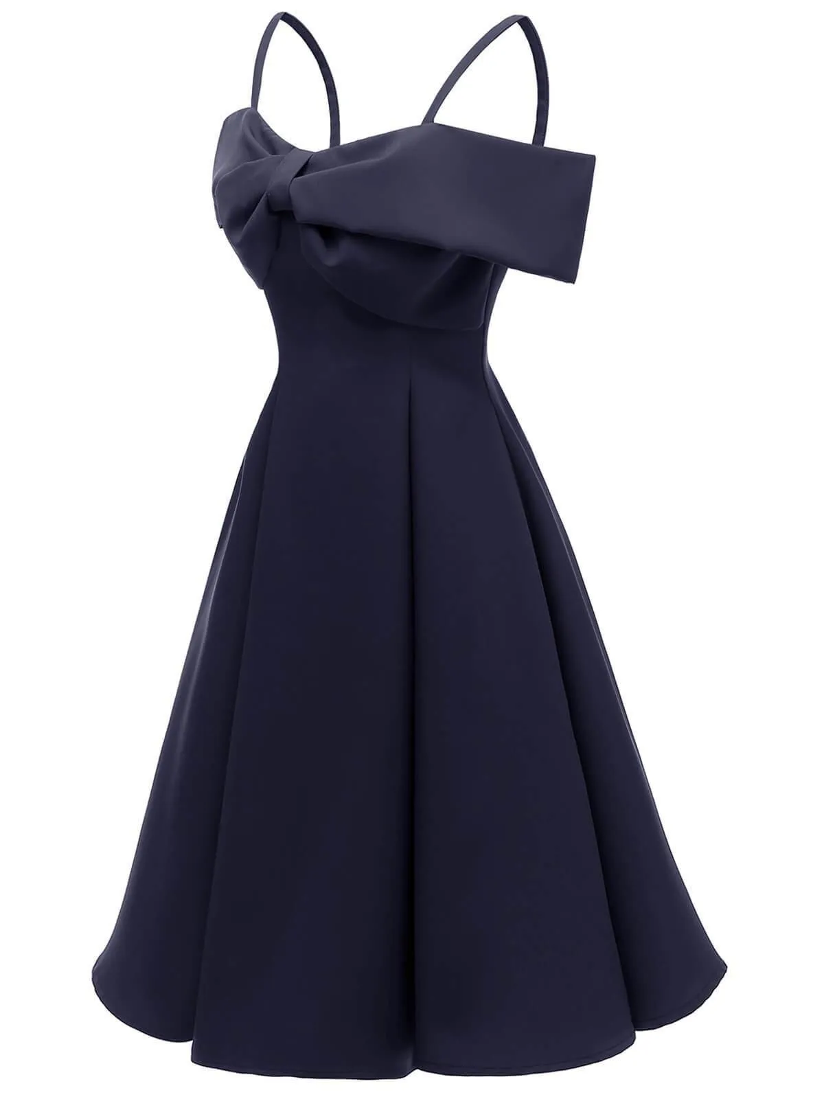 1950s Cold Shoulder Wedding Guest Dress