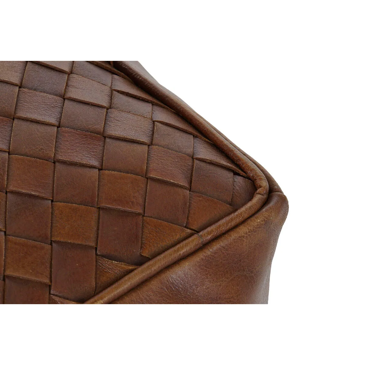 Cushion DKD Home Decor Floor Brown Vintage 45 x 45 x 32 cm