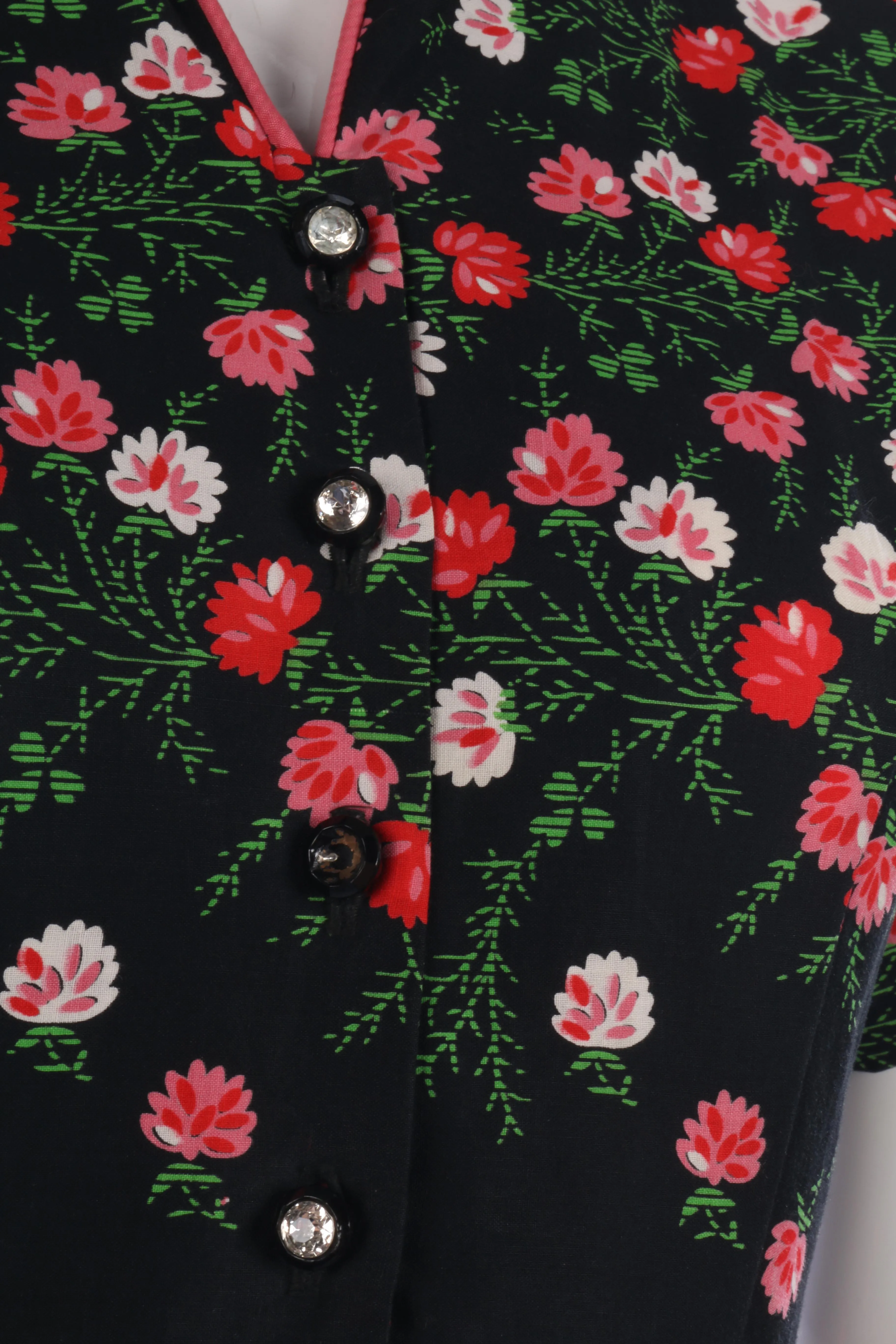 Fantastic vintage Eastex floral summer dress size S