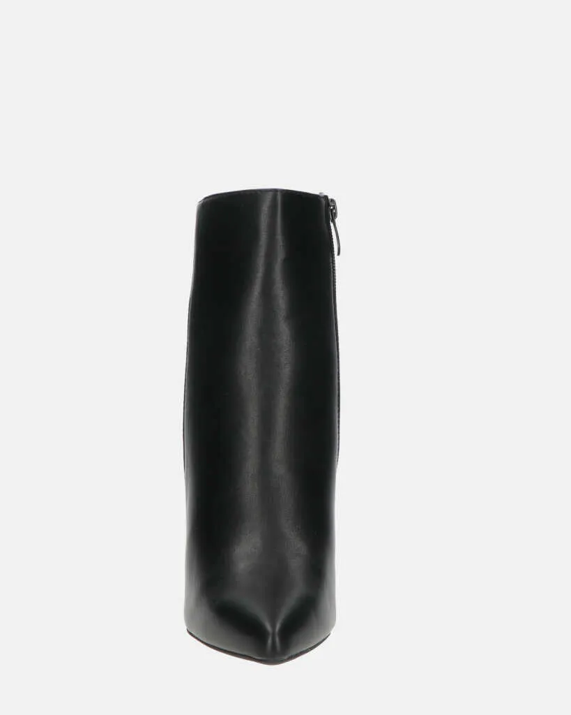 OLIVIA - stivaletti con cerniera in PU nero