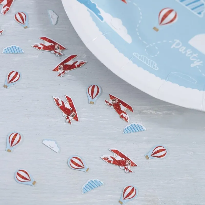 "Flying High" Vintage Aeroplane - Table Confetti