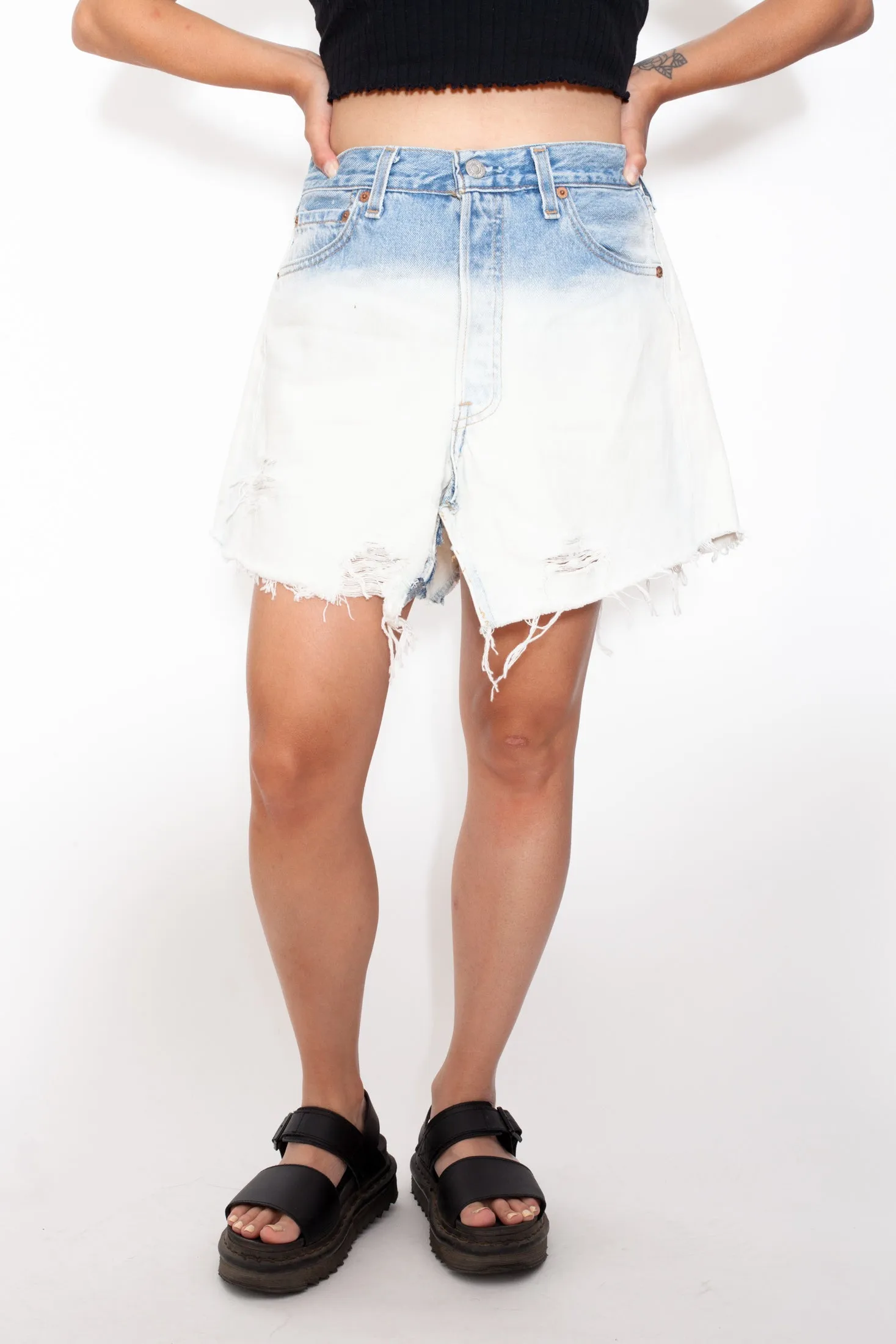 Vintage Reworked Levi's 501 Mini Skirt